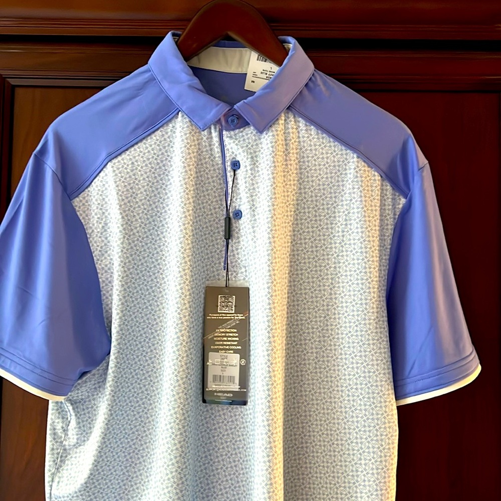 Brand New Head Golf UV Protection, Memory Stretch, Moisture Wicking Cooling Polo